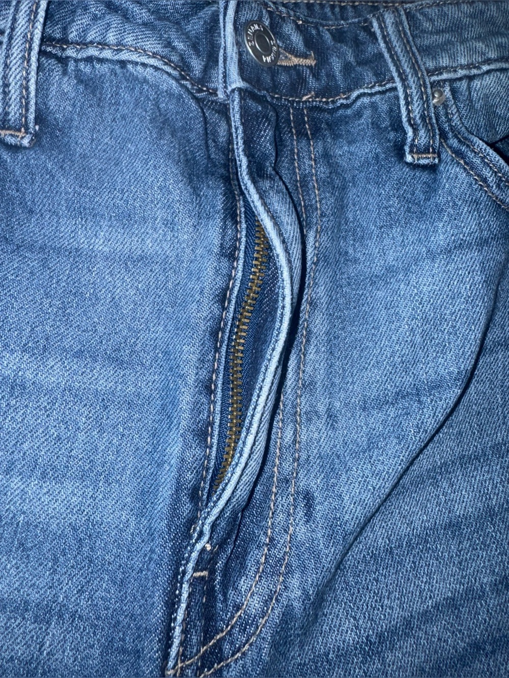 Zenana Women’s High Rise Straight Leg Jeans Blue size 30 - Picture 7 of 13
